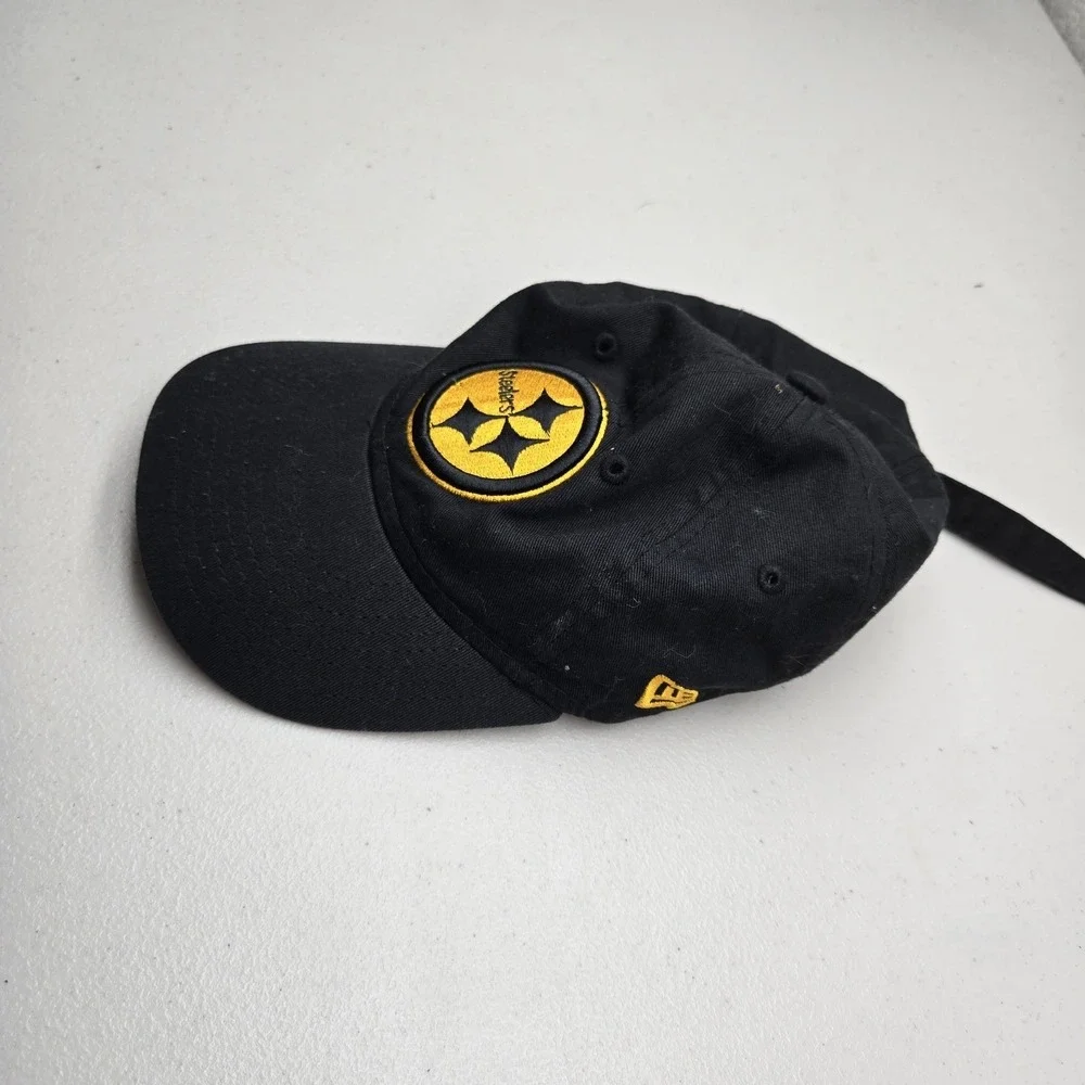 Pittsburgh Steelers Unisex Baseball Cap YOUTH Black New Era Curved
